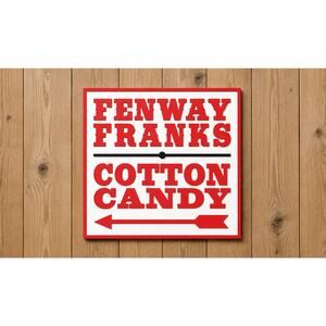 Fenway Franks Sign Boston Massachusetts Baseball Red Sox Cotton Candy